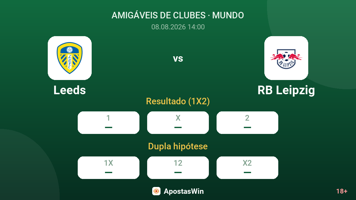 Leeds – RB Leipzig — odds