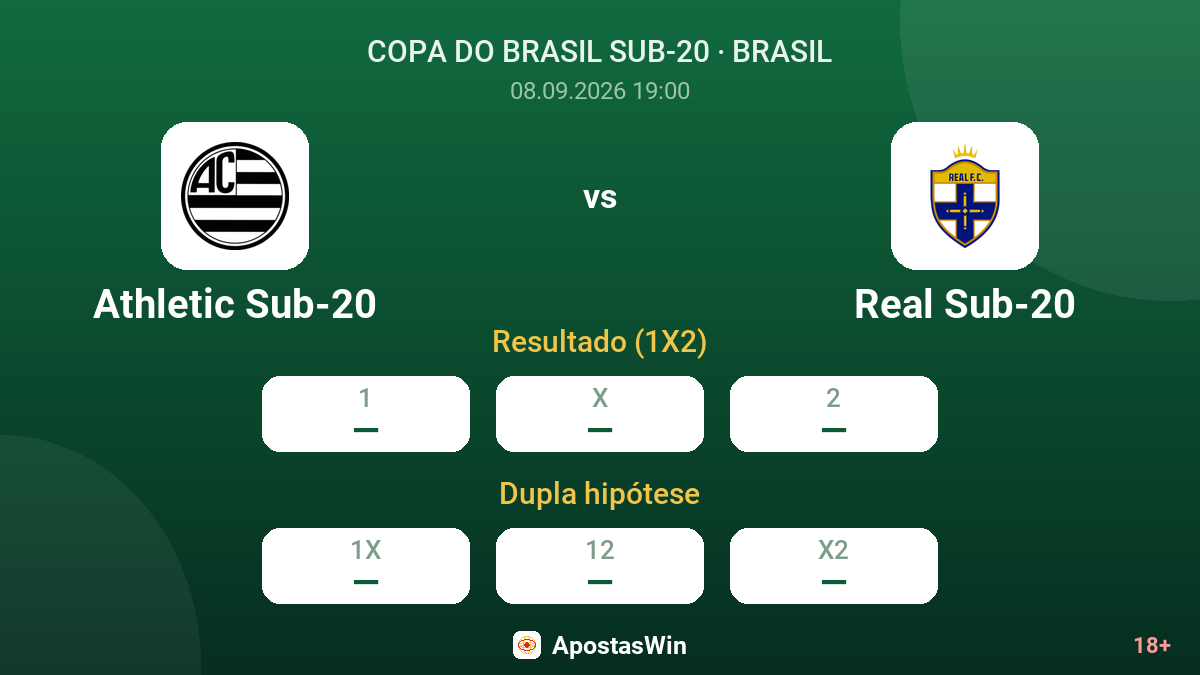 Athletic Sub-20 – Real Sub-20 — odds