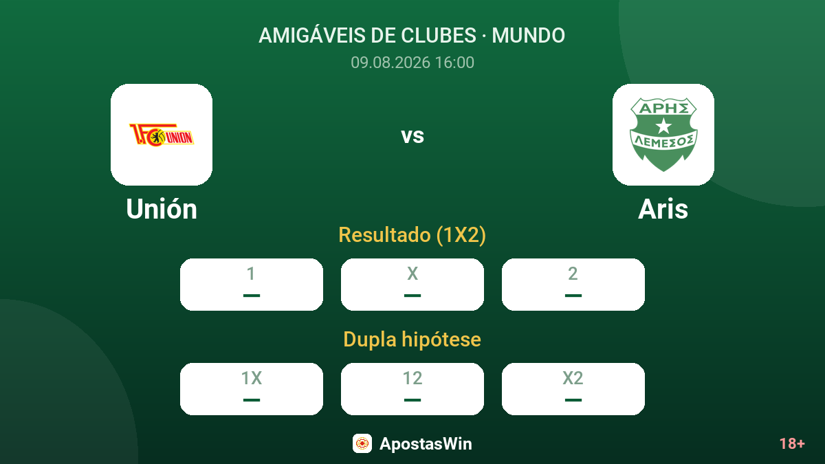 Unión – Aris — odds