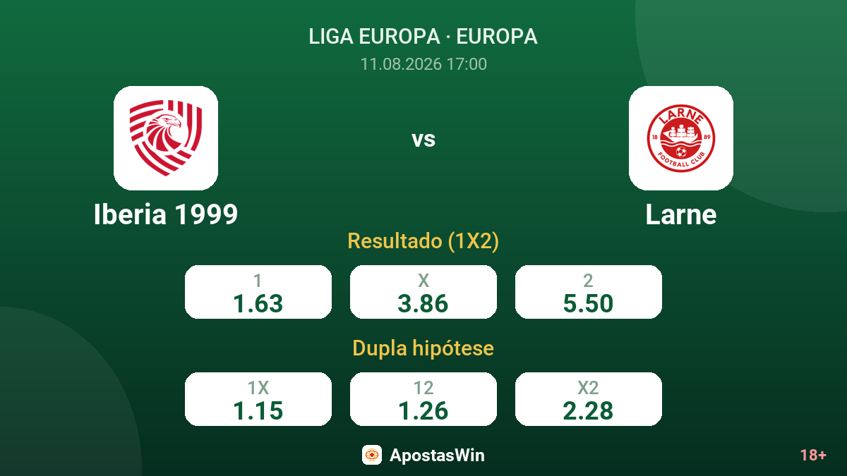 Iberia 1999 – Larne — odds