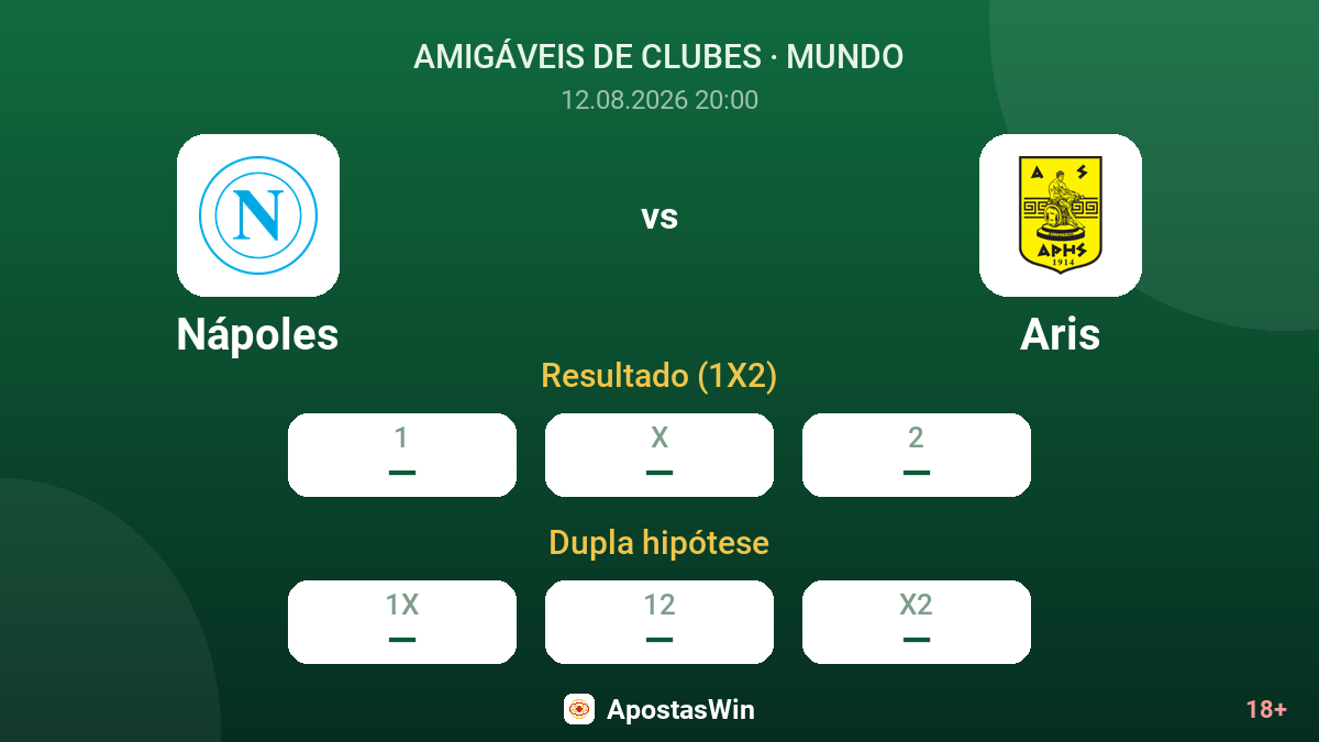 Nápoles – Aris — odds