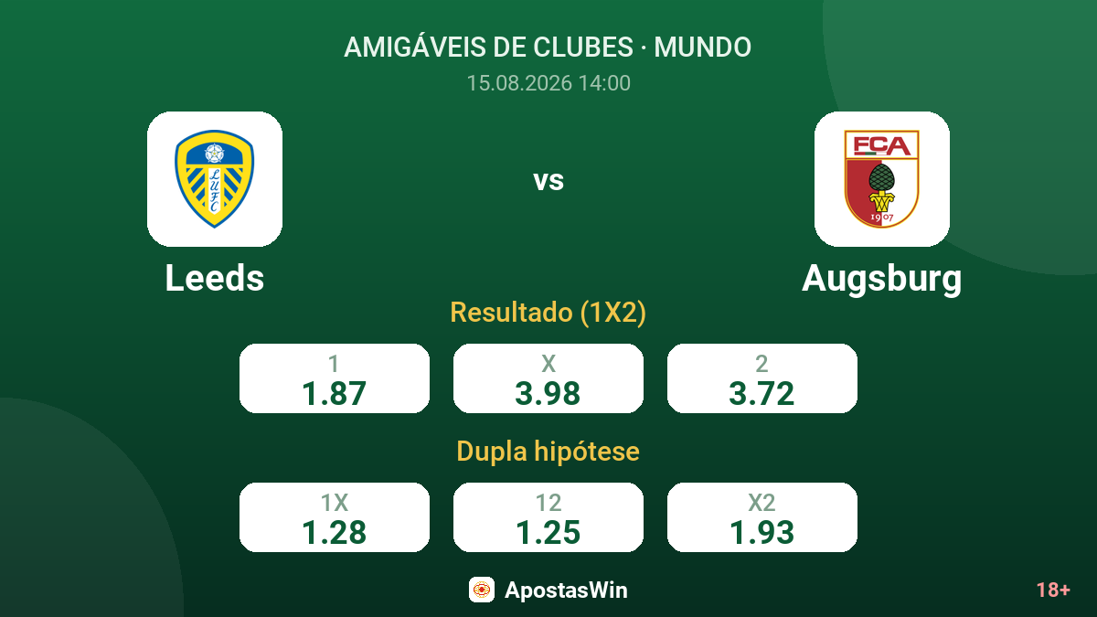 Leeds – Augsburg — odds