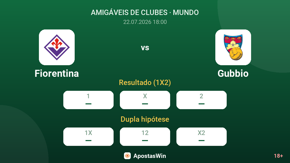 Fiorentina – Gubbio — odds