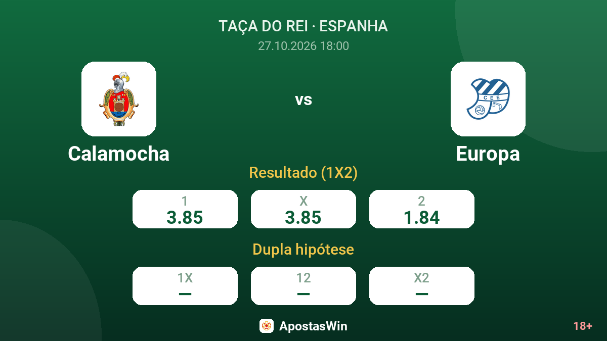 Calamocha – Europa — odds
