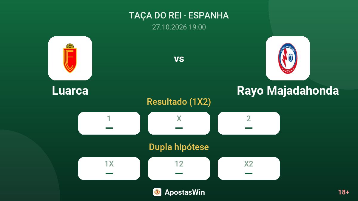 Luarca – Rayo Majadahonda — odds